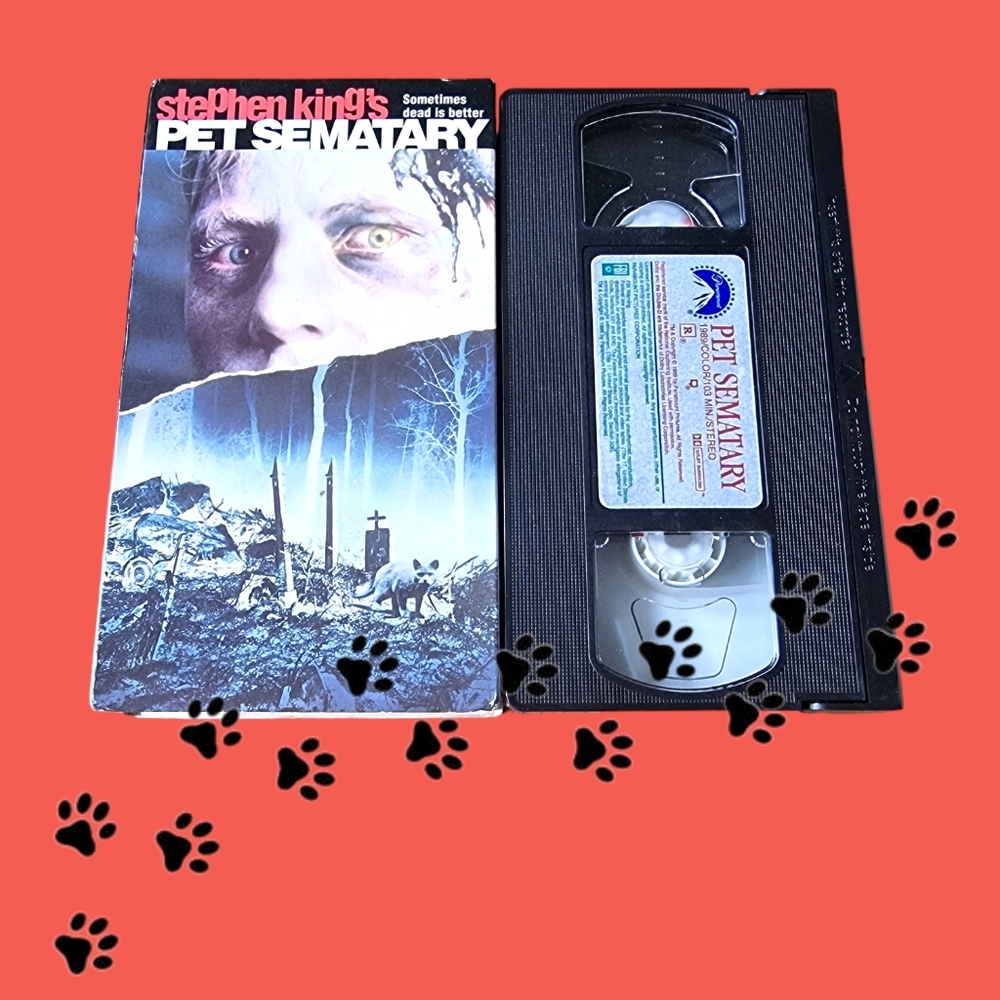 Stephen King's PET SEMATARY VHS Movie